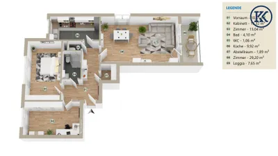 3-Zimmer-Wohnung kaufen in Wien – 85,04 m² – Bild 55 von 61
