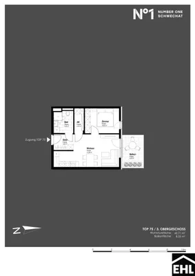 Immobilie kaufen in Bruck an der Leitha – 42,71 m², € 224.100 – Bild 10 von 10