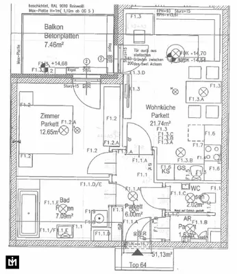 2-Zimmer-Wohnung mieten in Wien – 51,13 m², € 1.199 – Bild 13 von 13
