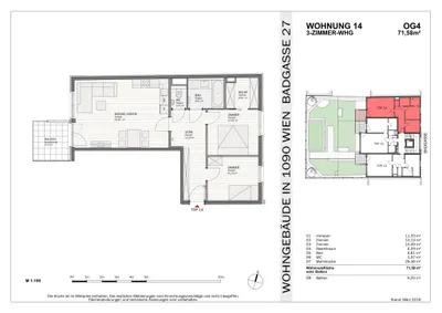 3-Zimmer-Wohnung mieten in Wien – 71,58 m², € 1.898 – Bild 25 von 25