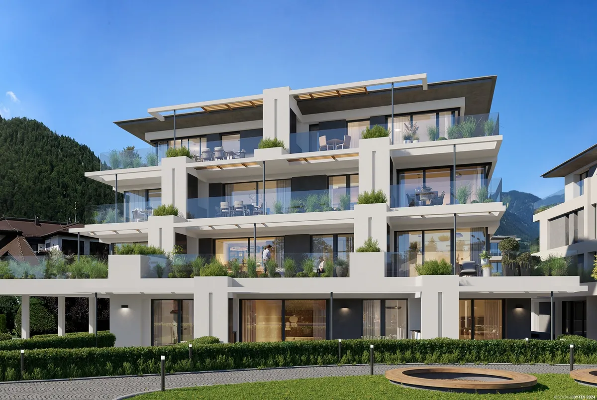 Terrassenwohnung nahe der Ache mit Wildem-Kaiser-Blick (06697) - Ansicht 3