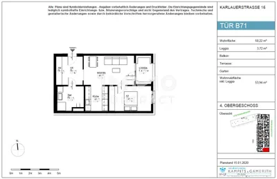 2-Zimmer-Wohnung mieten in Graz – 50,22 m², € 594 – Bild 10 von 10