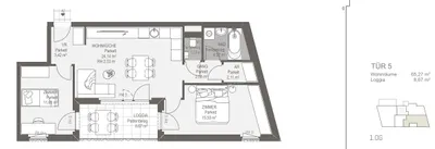 3-Zimmer-Wohnung kaufen in Wien – 65,24 m², € 454.746 – Bild 6 von 8