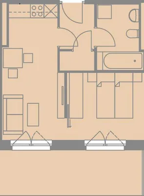 2-Zimmer-Wohnung mieten in Graz – 34,91 m², € 560 – Bild 6 von 6
