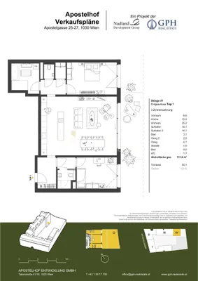 3-Zimmer-Wohnung kaufen in Wien – 110,66 m², € 1.175.930 – Bild 48 von 49