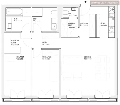3-Zimmer-Wohnung mieten in Wien – 92 m², € 2.300 – Bild 19 von 21