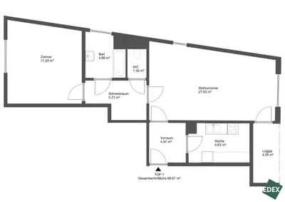 2-Zimmer-Wohnung kaufen in Wien – 74 m², € 259.000 – Bild 21 von 22