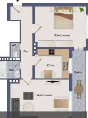 2-Zimmer-Wohnung mieten in Graz – 53 m², € 725 – Bild 14 von 14