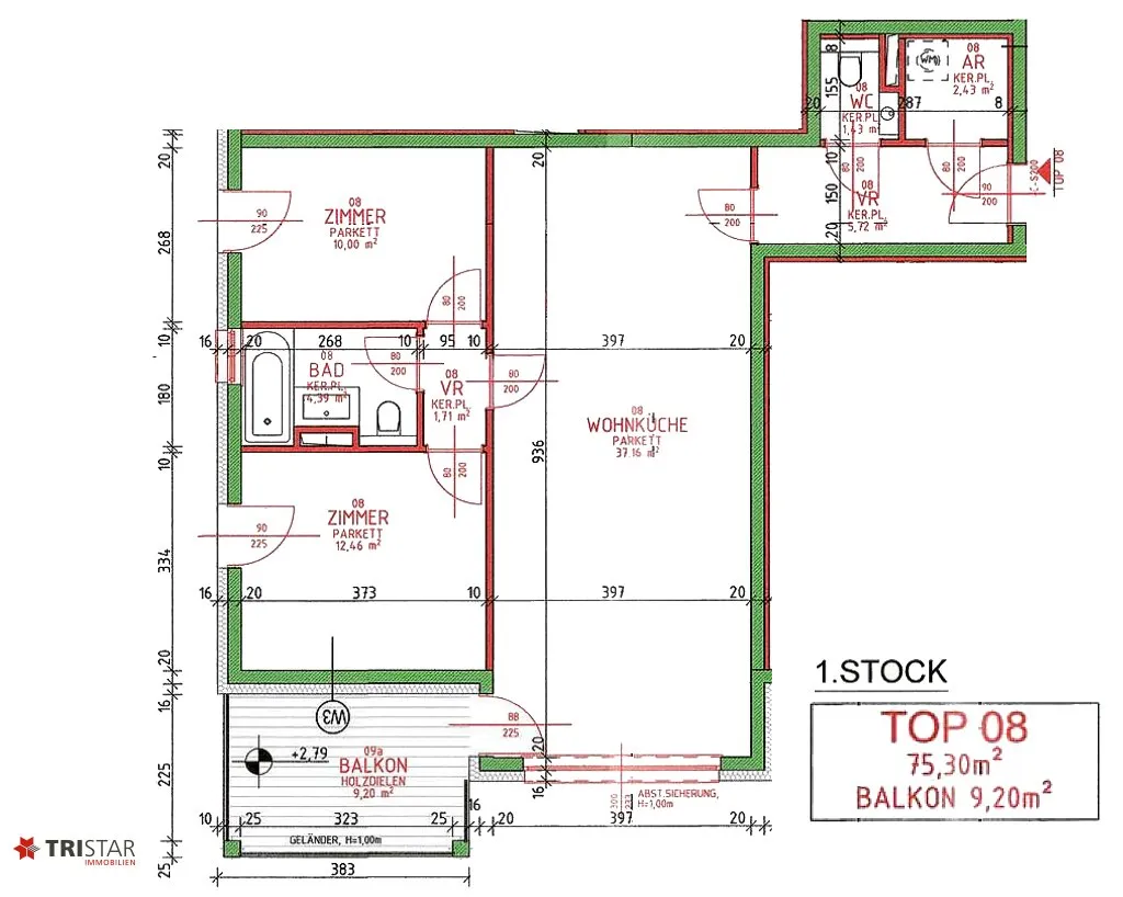 Wohnung – Wien, Kaiserebersdorf - Ansicht 2