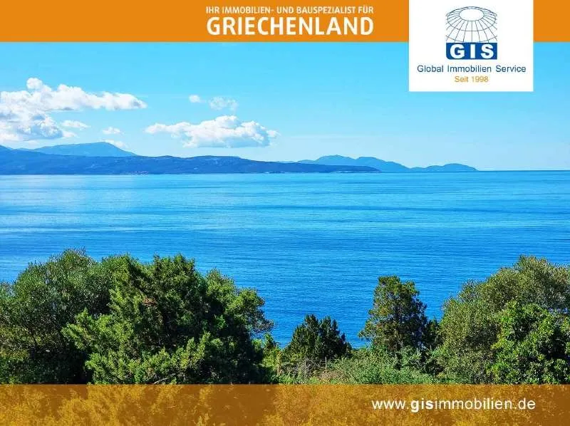 +++ GRUNDSTÜCK AUF LEFKADA, GRIECHENLAND: Außergewöhnlich schön gelegen - Traum-Meerblick +++ - View 2
