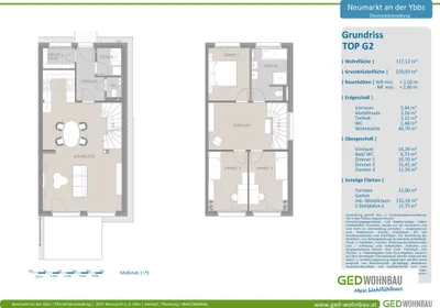 4-Zimmer-Haus mieten in Melk – 117,12 m², € 1.471 – Bild 8 von 9