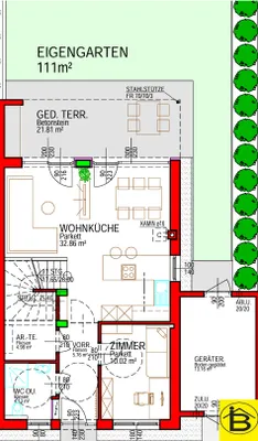 5-Zimmer-Haus kaufen in Amstetten – 129,13 m², € 413.615 – Bild 8 von 9