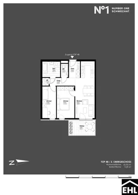 3-Zimmer-Wohnung kaufen in Bruck an der Leitha – 65,96 m², € 376.200 – Bild 11 von 11