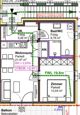 2-Zimmer-Wohnung kaufen in Weiz – 48,88 m², € 291.080 – Bild 3 von 3