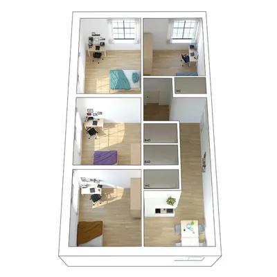 1-Zimmer-Wohnung mieten in Steyr – 15,75 m², € 428 – Bild 8 von 14