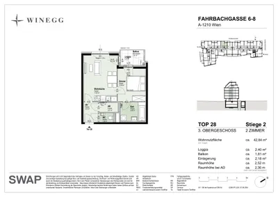 Immobilie kaufen in Wien – 42,84 m², € 289.300 – Bild 26 von 26