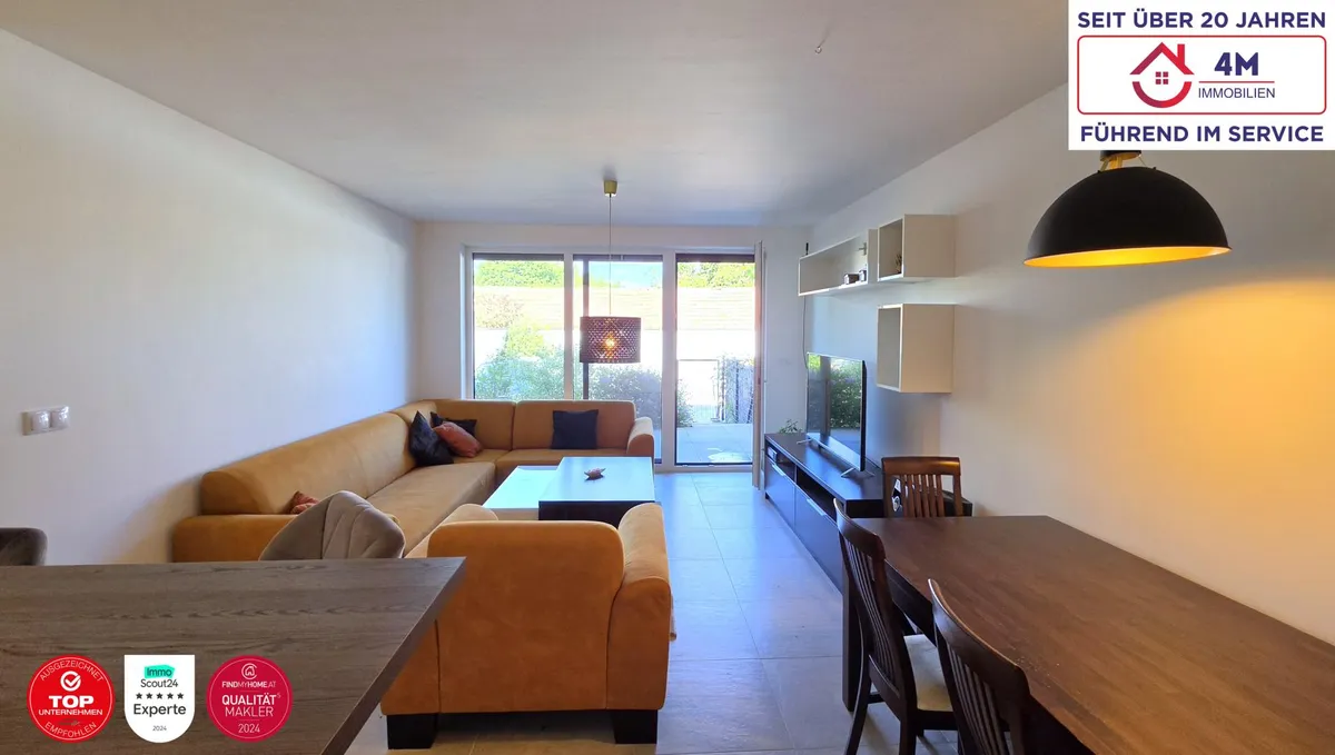 Familientraum mit Garten: moderne 4-Zimmer-Wohnung in Marchegg - Ansicht 2