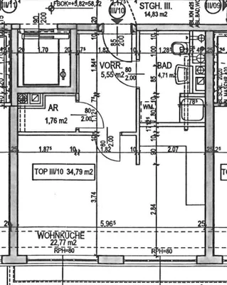 1-Zimmer-Wohnung mieten in Wien – 34,79 m², € 704 – Bild 10 von 10