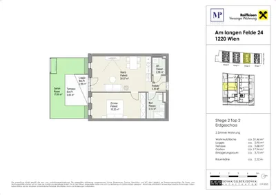 2-Zimmer-Wohnung kaufen in Wien – 51,46 m², € 379.000 – Bild 14 von 14