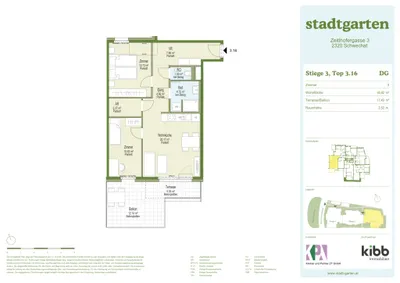3-Zimmer-Wohnung kaufen in Bruck an der Leitha – 65,82 m², € 427.800 – Bild 8 von 9
