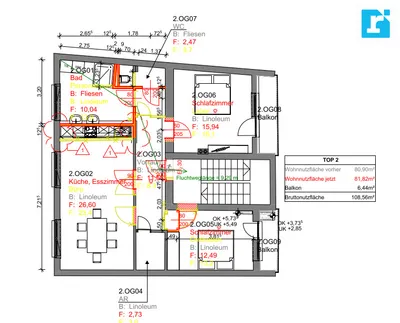 3-Zimmer-Wohnung mieten in Mattersburg – 81,82 m², € 999 – Bild 10 von 11