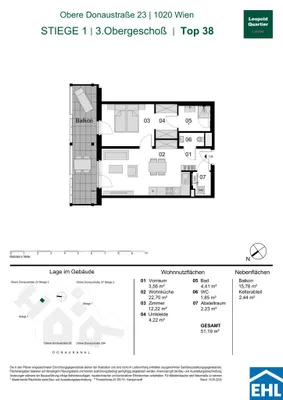 2-Zimmer-Wohnung kaufen in Wien – 51,19 m², € 565.000 – Bild 35 von 35