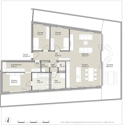 4-Zimmer-Wohnung mieten in Graz – 123 m², € 3.481 – Bild 18 von 18