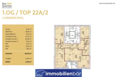 5-Zimmer-Wohnung kaufen in Ried im Innkreis – 83,39 m², € 264.240 – Bild 23 von 23
