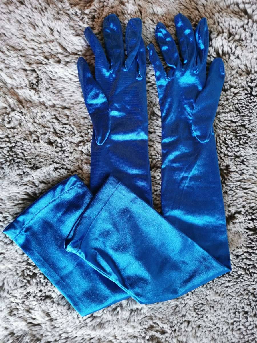 Satin Handschuhe, 57cm OneSize, K110