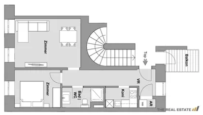 2-Zimmer-Wohnung kaufen in Wien – 48,42 m², € 399.000 – Bild 2 von 2