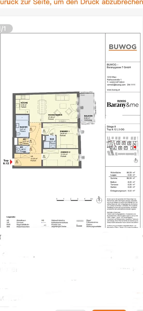 3-Zimmer-Wohnung, 95 m², Donaustadt, Donaustadt