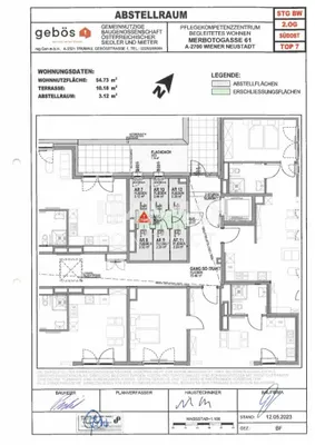 2-Zimmer-Wohnung mieten in Wiener Neustadt – 55,73 m², € 1.058 – Bild 16 von 21
