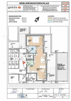 2-Zimmer-Wohnung mieten in Wiener Neustadt – 55,73 m², € 1.058 – Bild 7 von 21