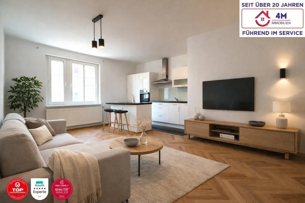NOTVERKAUF! Zentral begehbare 3 Zimmer Wohnung perfekt für Paare oder kleine Familien in Bestlage – pohled 2