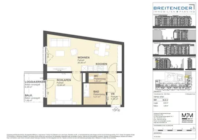 2-Zimmer-Wohnung kaufen in Wien – 50,34 m², € 337.500 – Bild 11 von 11
