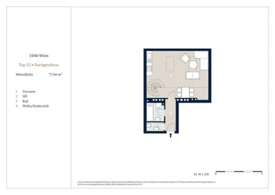 2-Zimmer-Wohnung kaufen in Wien – 77,66 m², € 519.000 – Bild 11 von 12