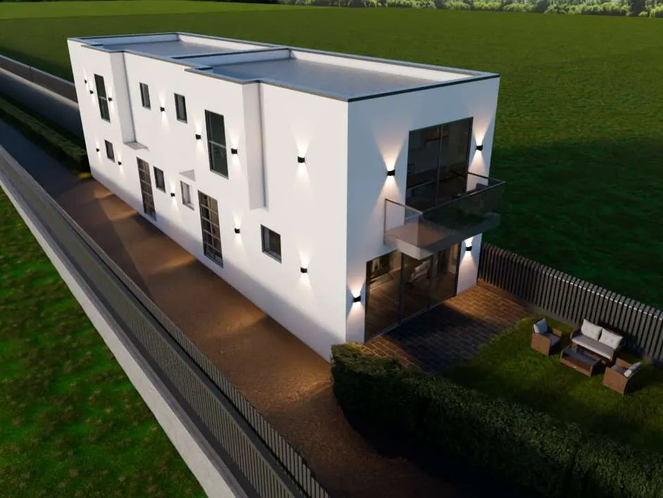 Sonniges Baugrundstück in Baden- 481 m² - provisionsfrei - inkl. Entwurfsstudie für 2 Doppelhaushälften - Bild 2
