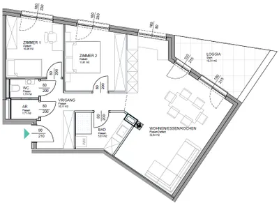 3-Zimmer-Wohnung kaufen in Mödling – 74 m², € 565.000 – Bild 9 von 9
