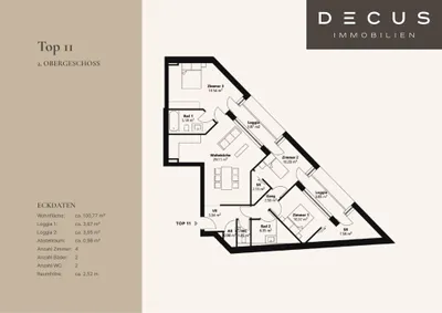 4-Zimmer-Wohnung kaufen in Wien – 98,15 m², € 629.000 – Bild 7 von 7