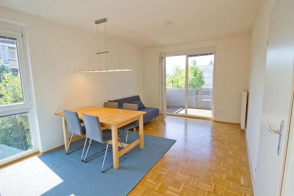*penthouse-feeling* Hochwertige, ruhige, helle Wohnung zentrumsnahe mit Balkon - 2-Zimmer-Wohnung, 9020 Klagenfurt - Ansicht 2