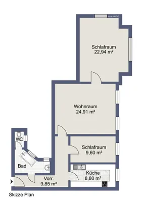 3-Zimmer-Wohnung kaufen in Wien – 84 m², € 610.000 – Bild 16 von 16