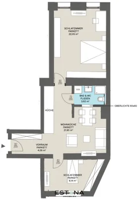 3-Zimmer-Wohnung kaufen in Wien – 60,93 m², € 298.000 – Bild 10 von 10