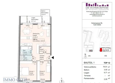 3-Zimmer-Wohnung kaufen in Wien – 80 m², € 465.000 – Bild 14 von 14