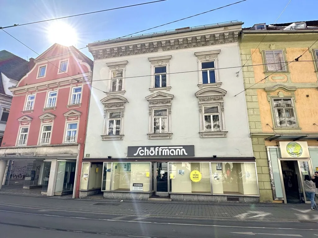 Zentrales, sehr schönes Zinshaus mit Bau- und Projektreserve direkt am Südtiroler Platz im Grazer Bezirk Gries - Ansicht 3
