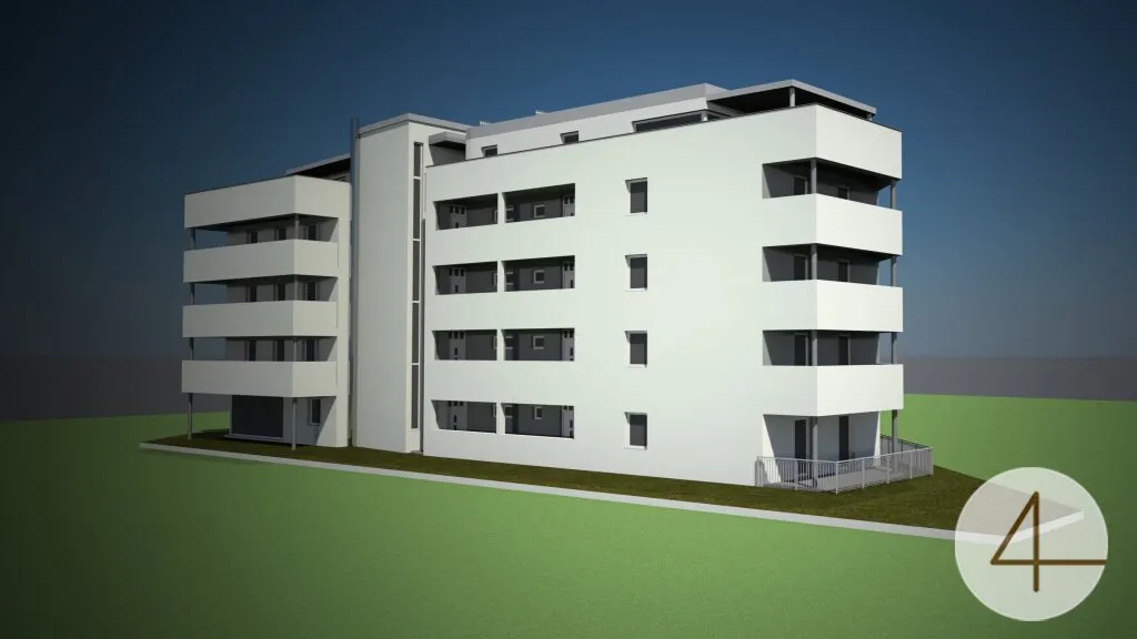 Baugrundstück mit Projektierung für 30 Wohneinheiten - Ansicht 2