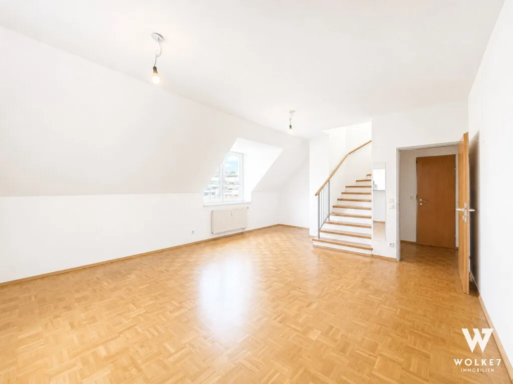 ++ Großzügige 3-Zimmer Maisonette-Dachgeschosswohnung mit Balkon & Tiefgaragenplatz I 1. DG inkl. Lift ++ - Ansicht 3