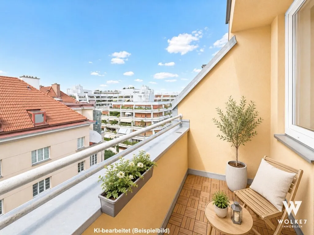 ++ Großzügige 3-Zimmer Maisonette-Dachgeschosswohnung mit Balkon & Tiefgaragenplatz I 1. DG inkl. Lift ++ - Ansicht 2