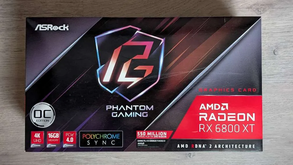 ASRock RX 6800 XT Phantom Gaming OC, 16GB GDDR6, amd radeon RX6800XT, € ...