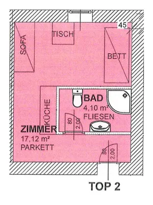 1-Zimmer-Wohnung mieten in Murtal – 21,22 m², € 299 – Bild 6 von 6