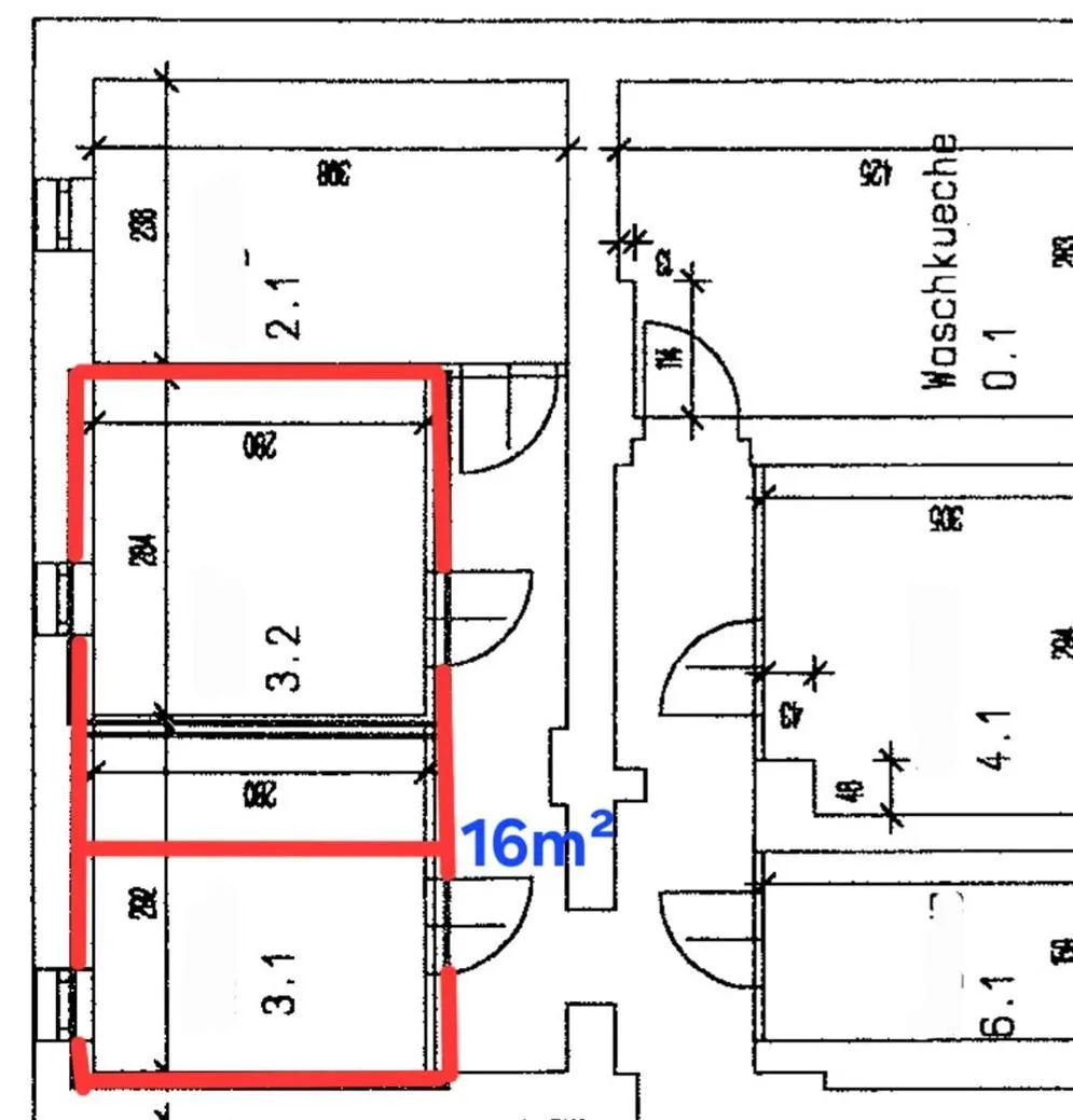 4 Zimmer Wohnung in ruhiger Lage in Graz/ nähe Zentrum/ für Familien/ oder Studenten/ WG geeignet - Ansicht 3